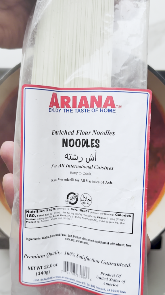 Ariana Sweets Inc Aush Noodles